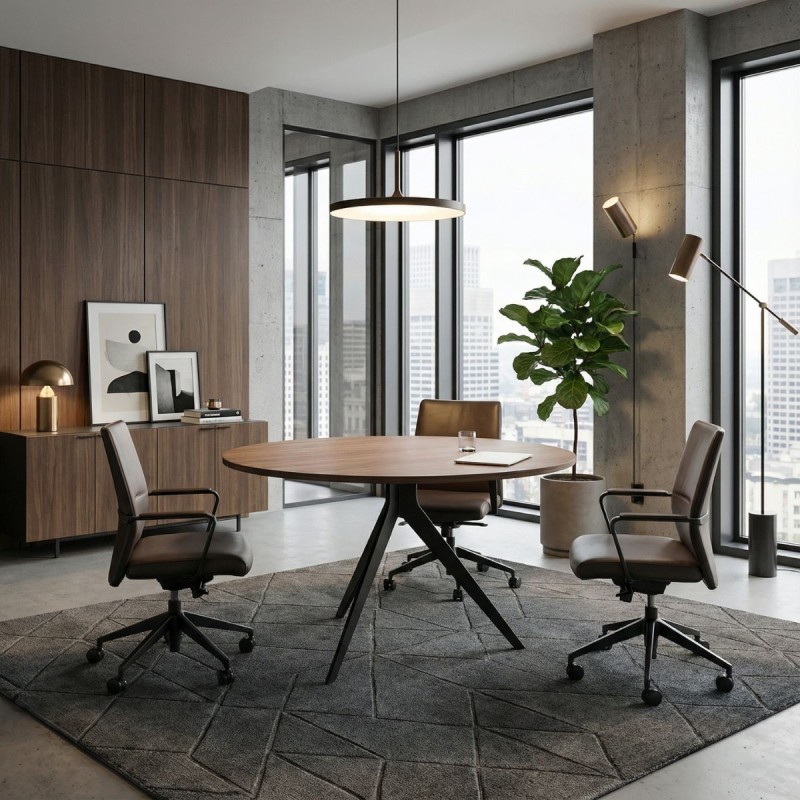 Mesa Reuniones Redonda Ø120 cm. Orta de Bogal - Montiel