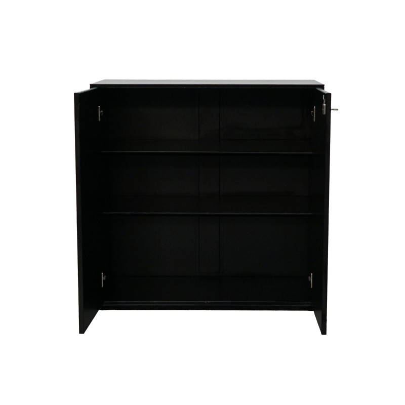 Armario Metálico Oficina Negro 100x50 cm. de Tecno - Montiel