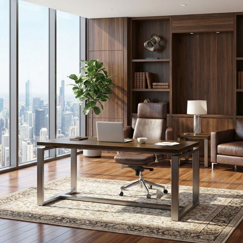 Mesa Despacho 180x90 cm. Volga de Euromof - Montiel