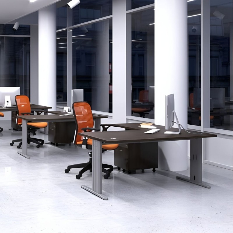 Mesa Madera Oficina con Ala Euro 4000 de Euromof - Montiel