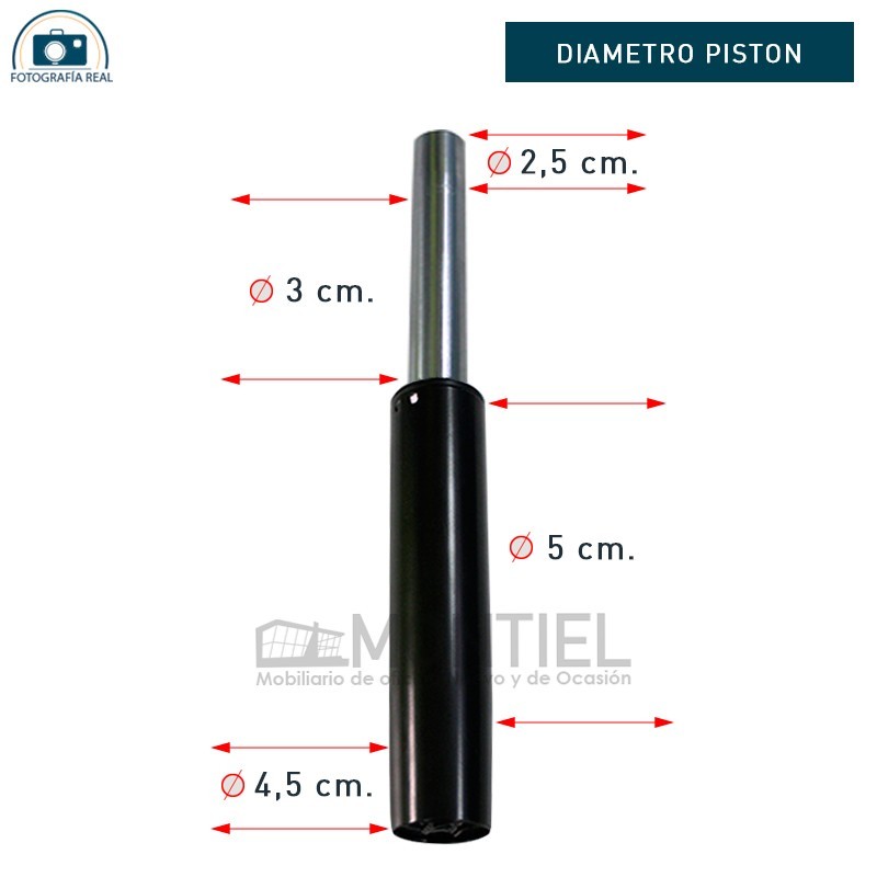 Pistón de altura para Sillas de Oficina