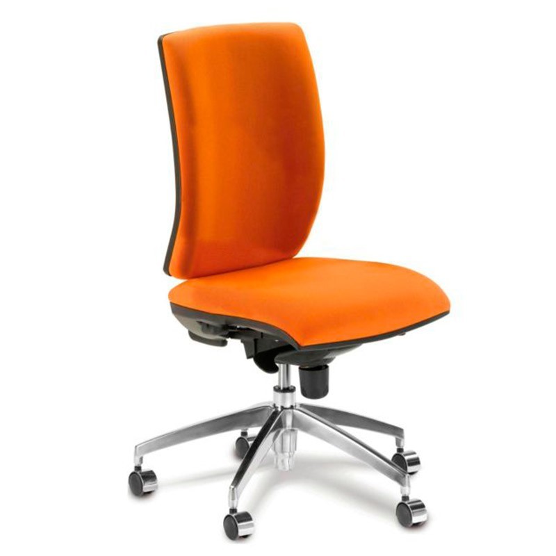 Silla POP Sin Brazos Naranja de Luyando