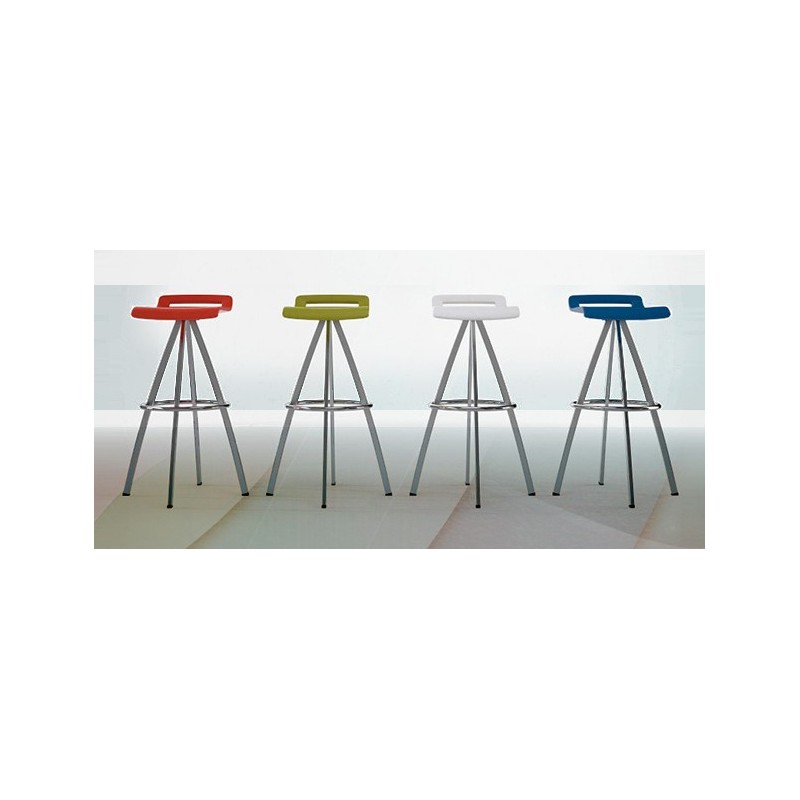 ▷ Taburete Alto Mit de Actiu - Muebles de Oficina Montiel