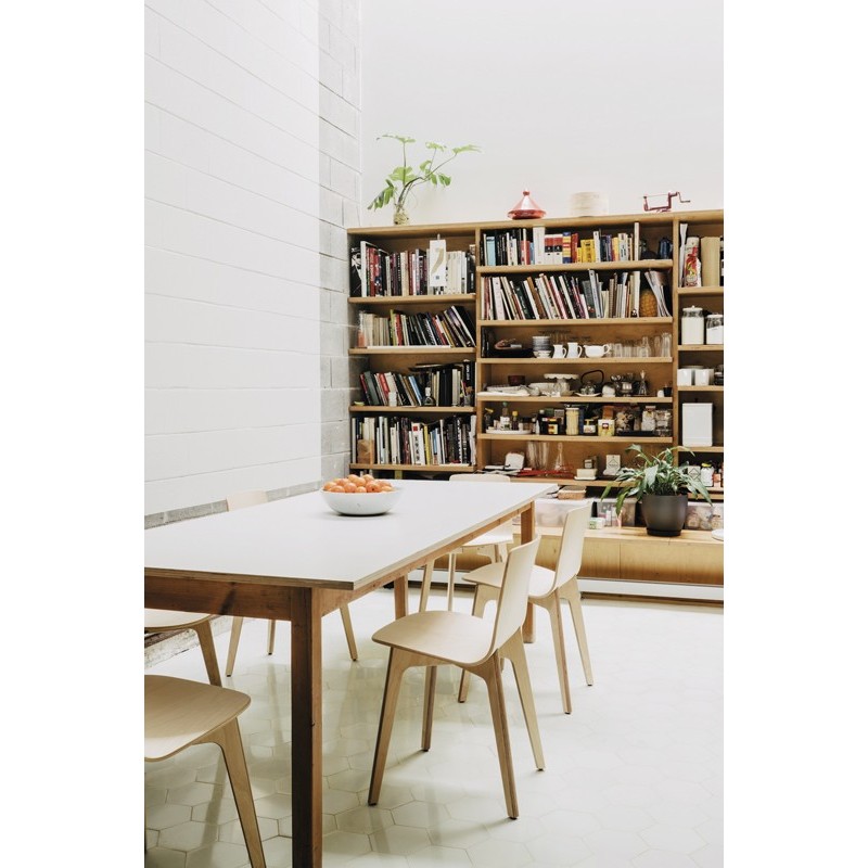 Silla de diseño Lottus Wood de ENEA