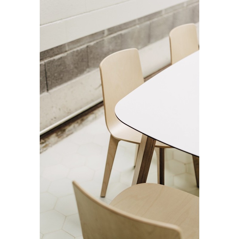 Silla de diseño Lottus Wood de ENEA