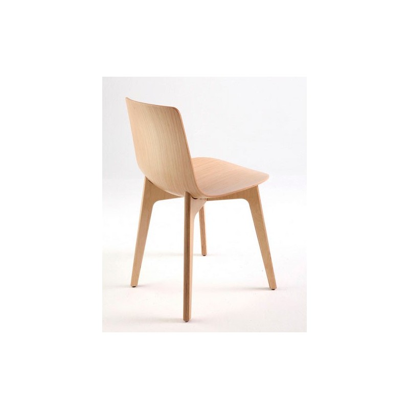 Silla de diseño Lottus Wood de ENEA