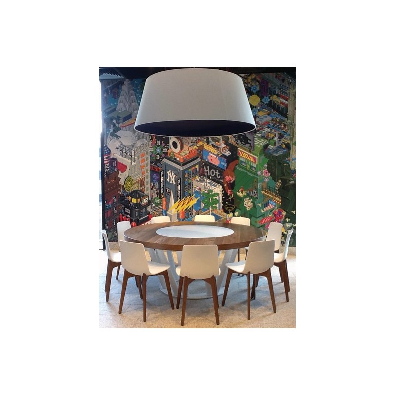 Silla de diseño Lottus Wood de ENEA