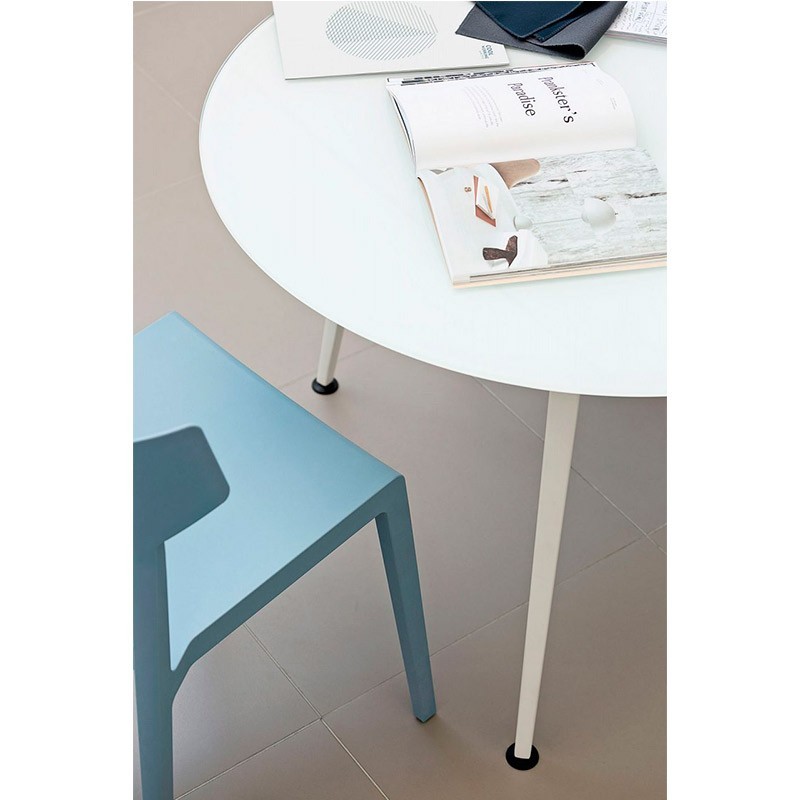 Mesa de Reunión Blanca Twist de Actiu