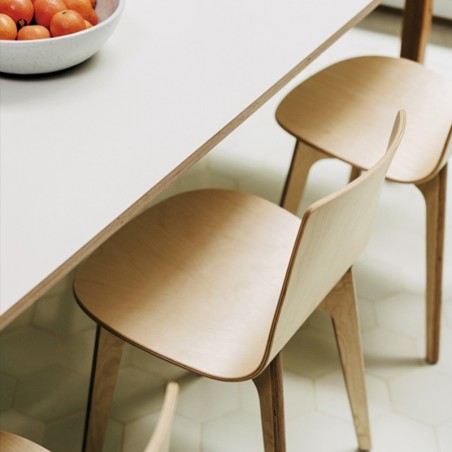 Silla de diseño Lottus Wood de ENEA