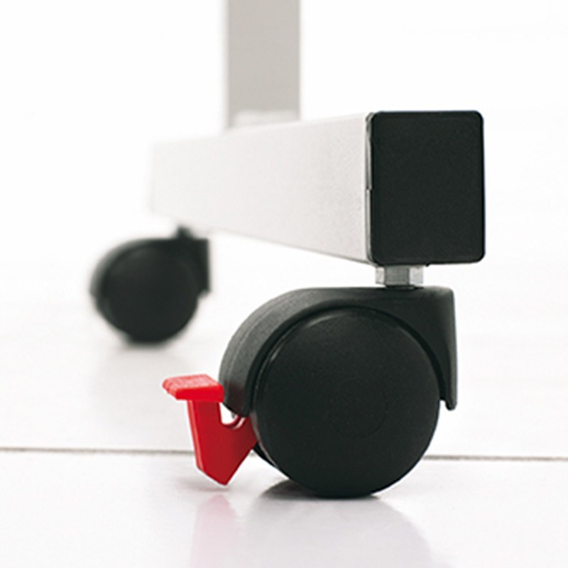 Pizarra Mural de Acero Vitrificado con Soporte en T de Sisplamo