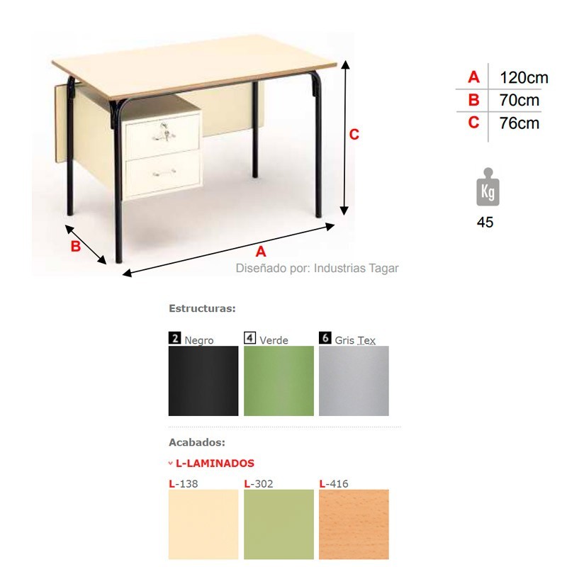 Mesa de Formación Modelo 239 de Tagar