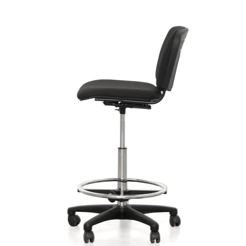 Taburete con respaldo LEO de Kunna - Oficinas Montiel