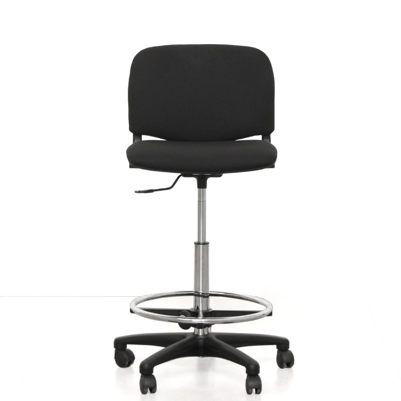 Taburete con respaldo LEO de Kunna - Oficinas Montiel