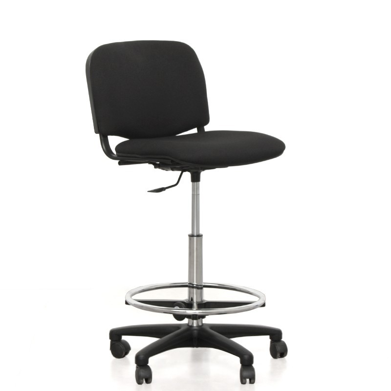 Taburete con respaldo LEO de Kunna - Oficinas Montiel