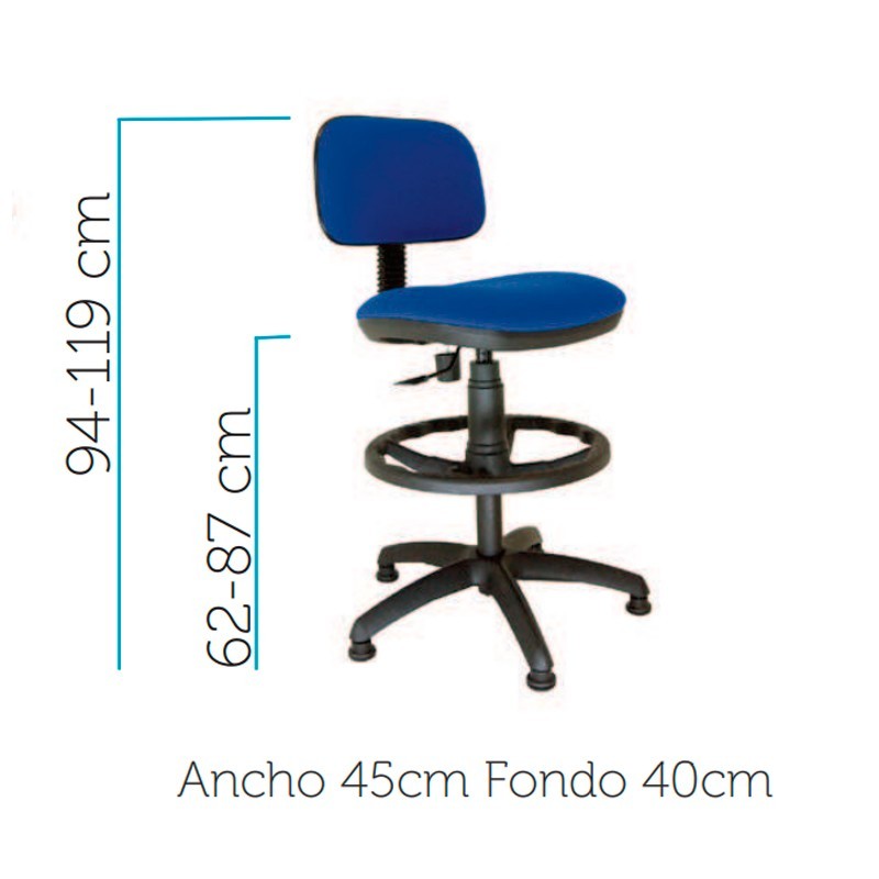 Taburete de Oficina Sofy de Vincolo