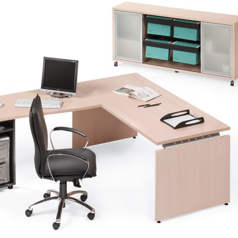 Escritorio en L para Ordenador Ceres con Ala de Ismobel