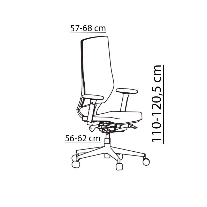 Silla Ergonómica LC17 de Herpesa