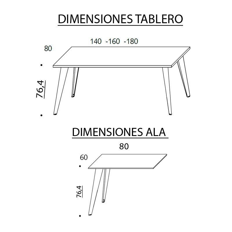 Mesa Operativa Pigreco Lacada PG0  de Martex