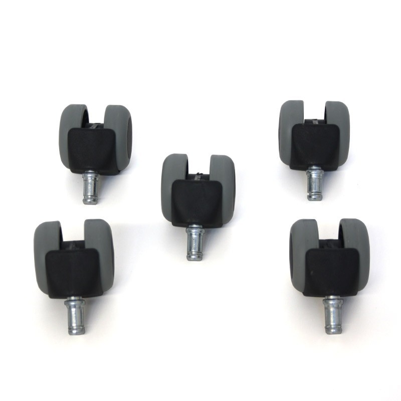 Juego de 5 Ruedas para Parquet o Suelos Duros Autofrenante