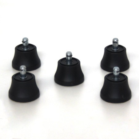 Juego de 5 Topes para Base de Sillas