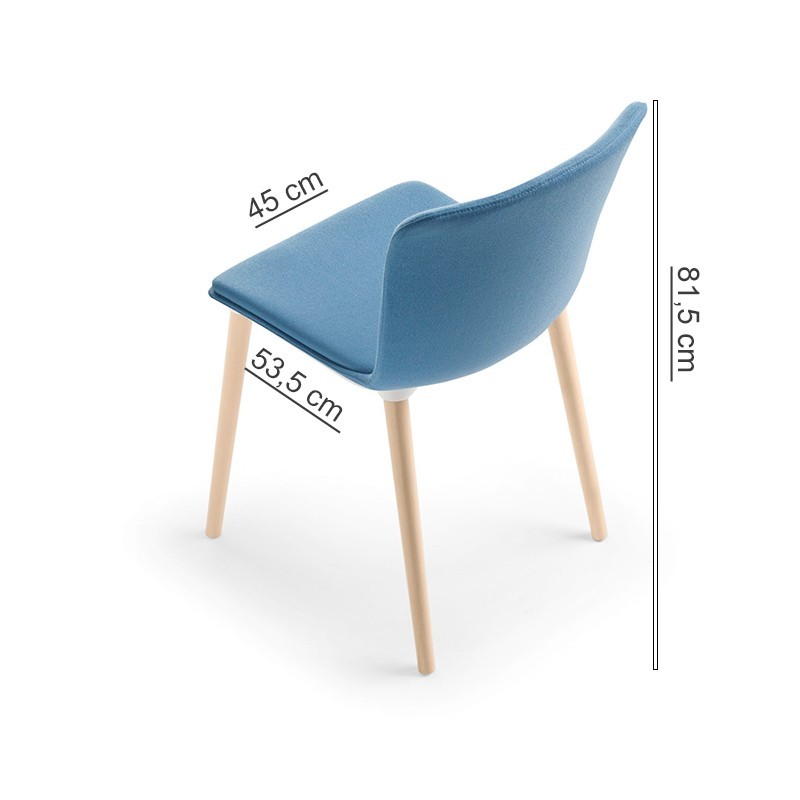 Silla Confidente Glove de Forma 5