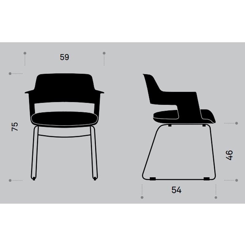 Silla Visitantes Cappa de Forma 5