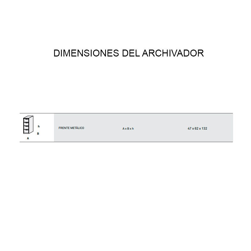 Archivador de Oficina  Metálico de Forma 5