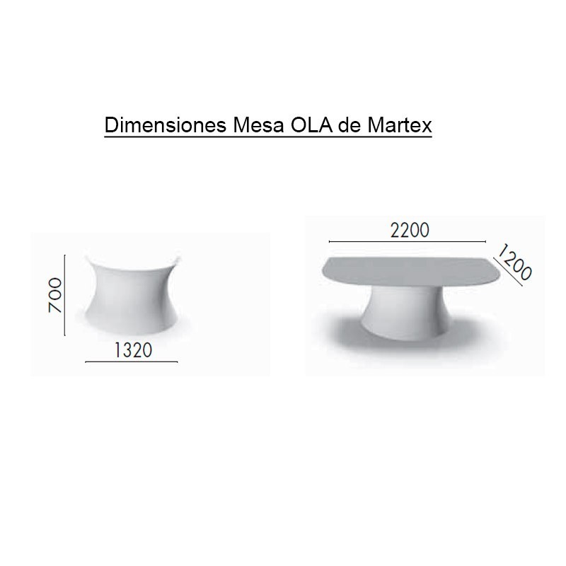 Mesa de dirección OLA de Martex