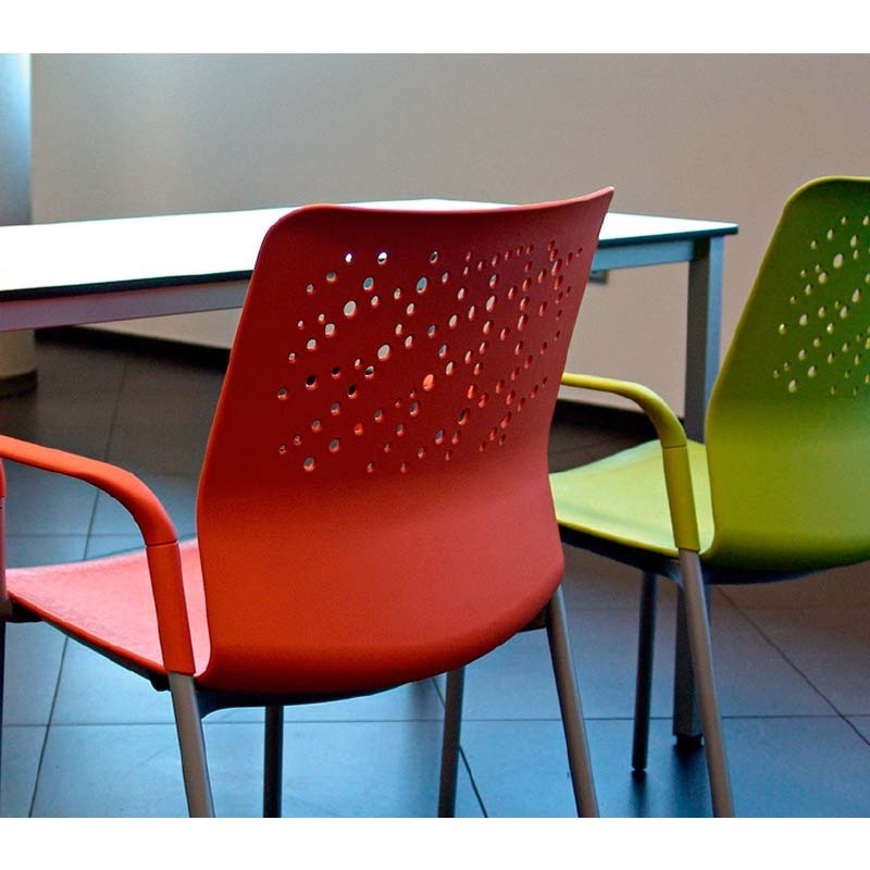 Silla Colectividades con brazos Urban Block 10 de Actiu