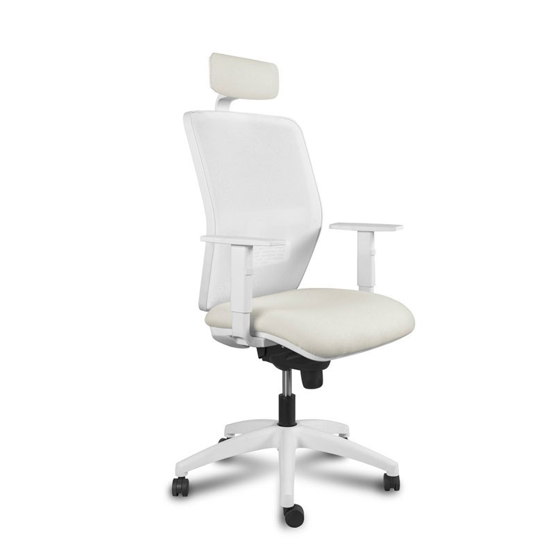 Silla Ergonómica Blanca Kerry White de Vincolo - Montiel