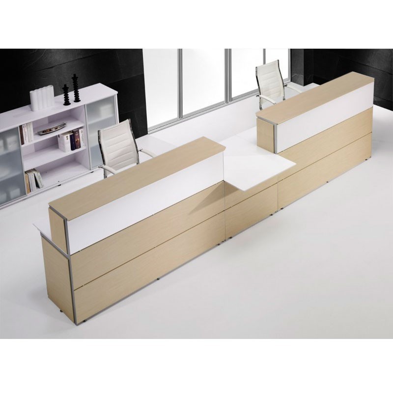 Mostrador recto de melamina R3 de Herpesa