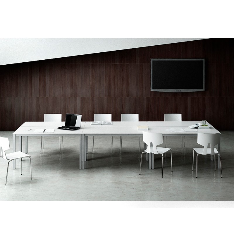 Mesa De Escritorio Blanco Moderno y Barato - Montiel