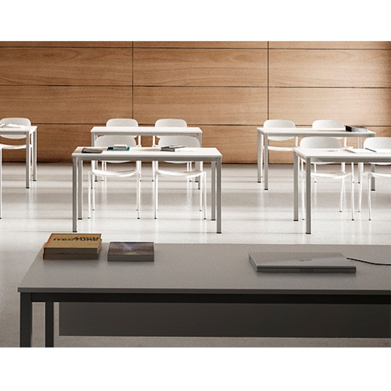 Mesa De Escritorio Blanco Moderno y Barato - Montiel