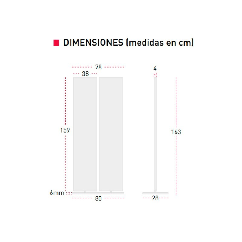 ▷ Biombo Divisor para Oficina 360º de Actiu - Muebles Montiel