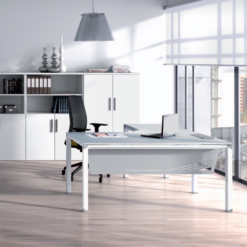 ▷ Mesa Oficina Faldón Metálico Metrik de KESTA - Montiel