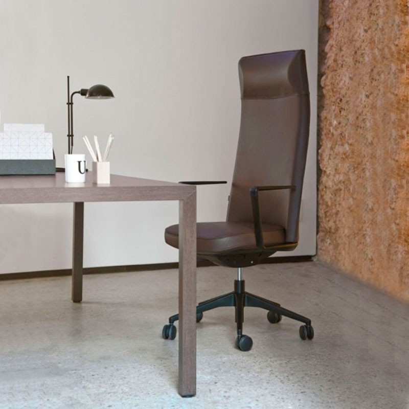 ▷ Sillón de Dirección en Piel CRON de Actiu - Oficinas Montiel