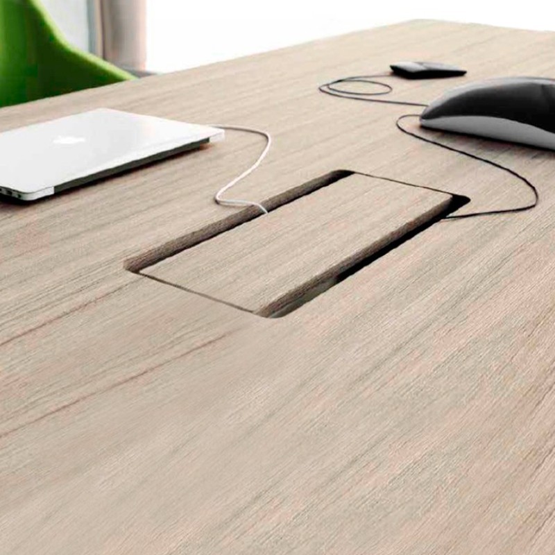 Pasacables Mesa de Reunión Jera de Las Mobili