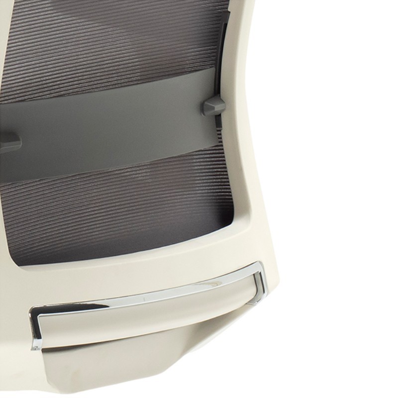 Silla Oficina Ergonómica Blanca  XXL Niza de Euromof