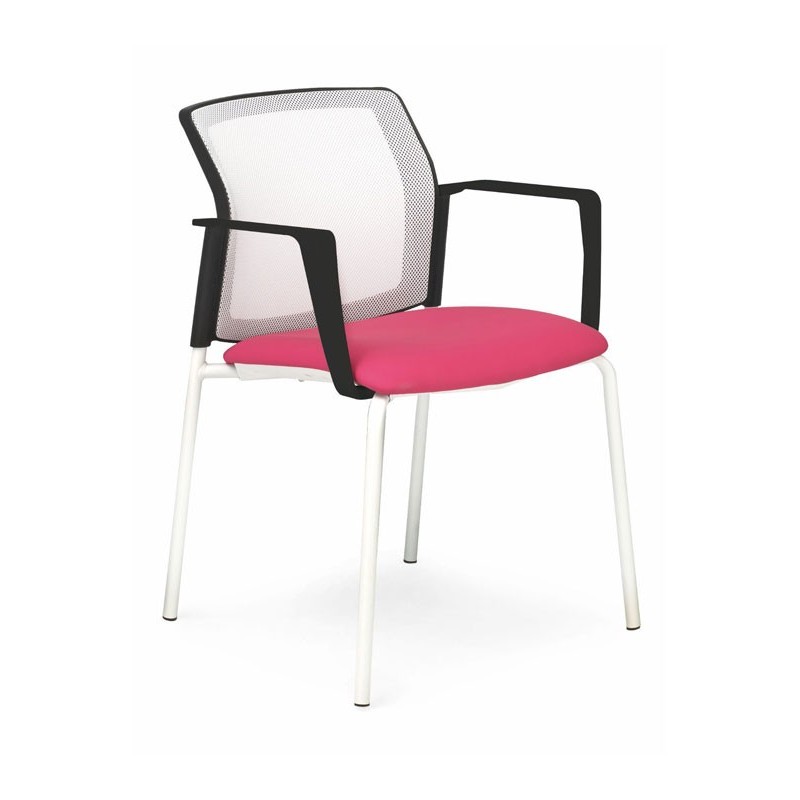 Silla Visitantes LOGAN Respaldo Malla de Luyando - Montiel