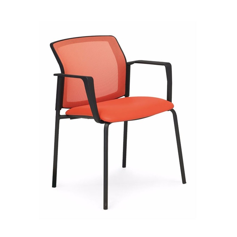 Silla Visitantes LOGAN Respaldo Malla de Luyando - Montiel