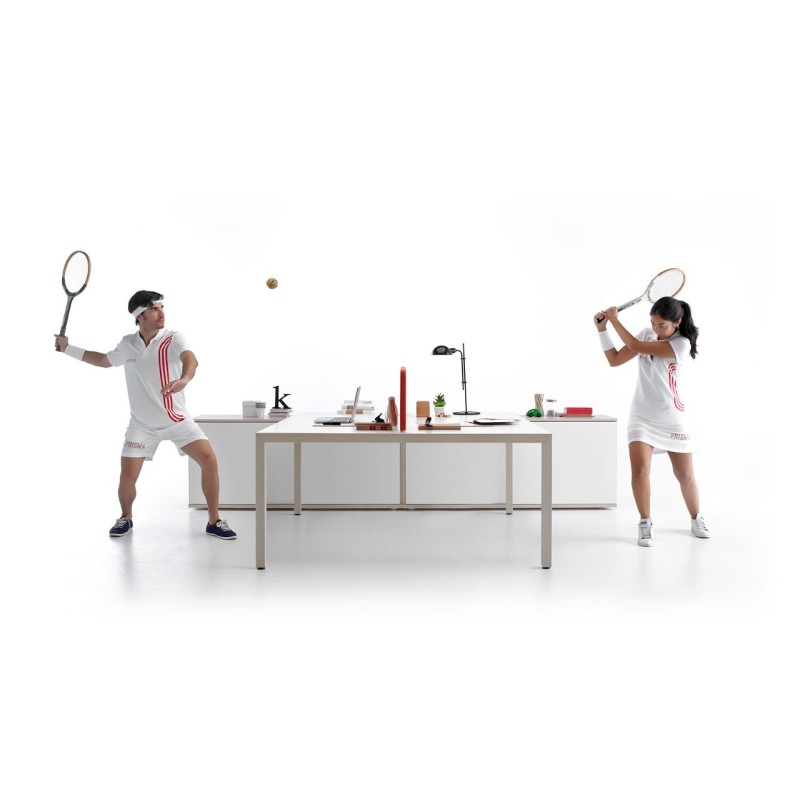 Armario de Oficina Prisma con mesa de Actiu