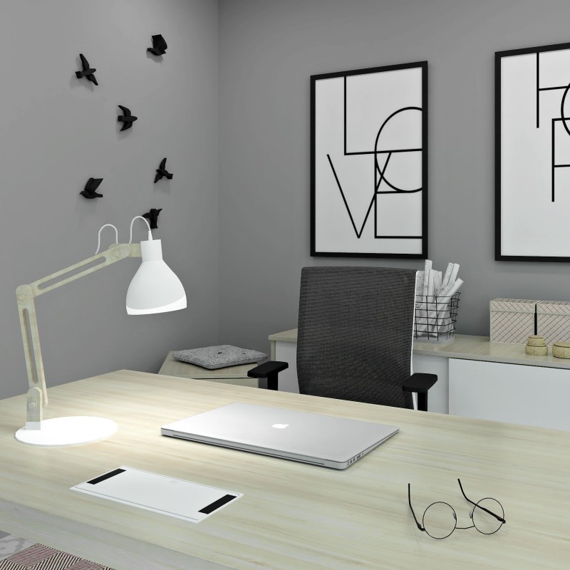 ▷ Mesa de Oficina de Madera PRISMA de ACTIU | Oficinas Montiel