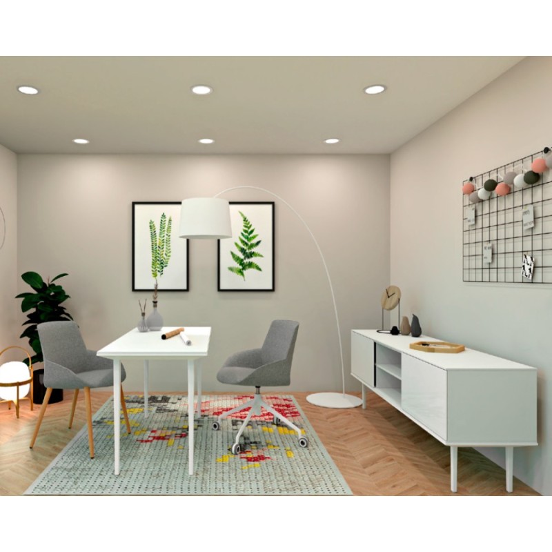 Aparador Blanco en estancia de estilo nórdico