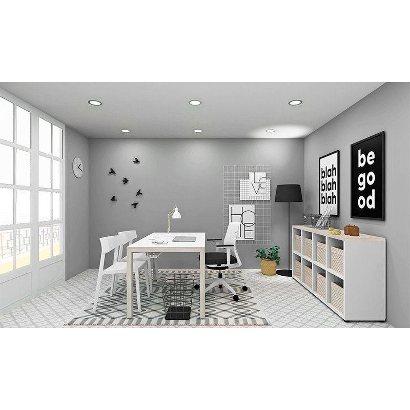 Mesa Prisma en estancia de estilo nórdico