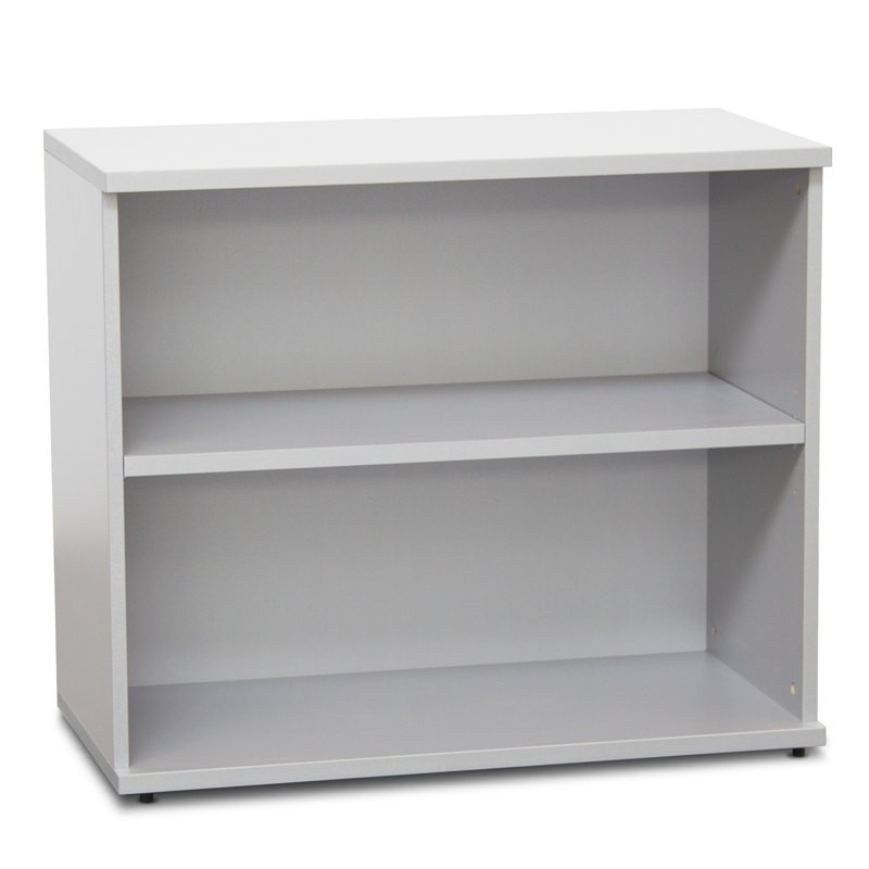 Estantería de madera gris