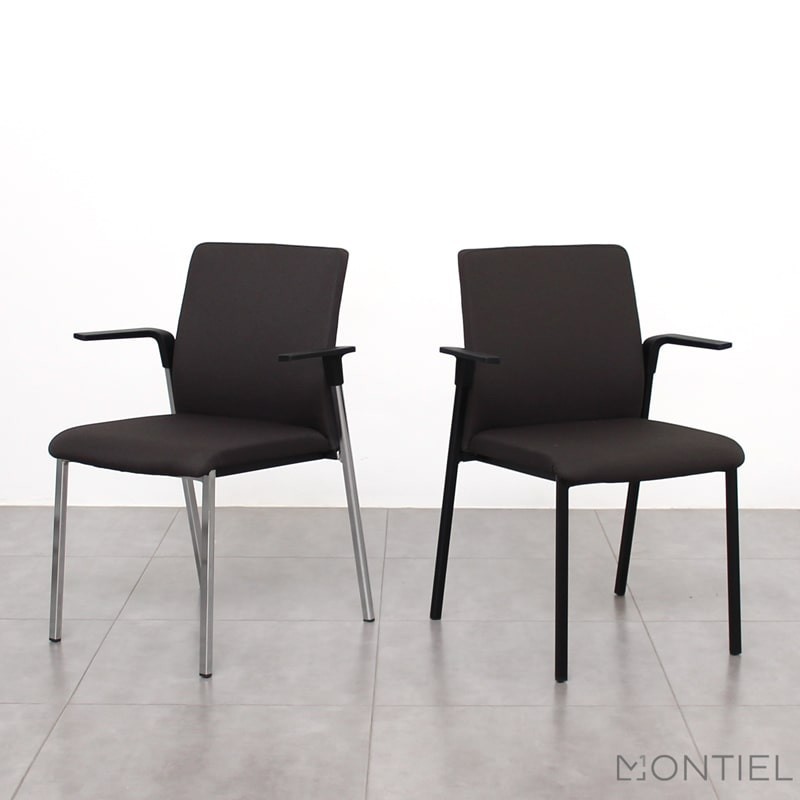 ▷ Pack 2 sillas Plural Tapizadas de Forma 5 - Oficinas Montiel