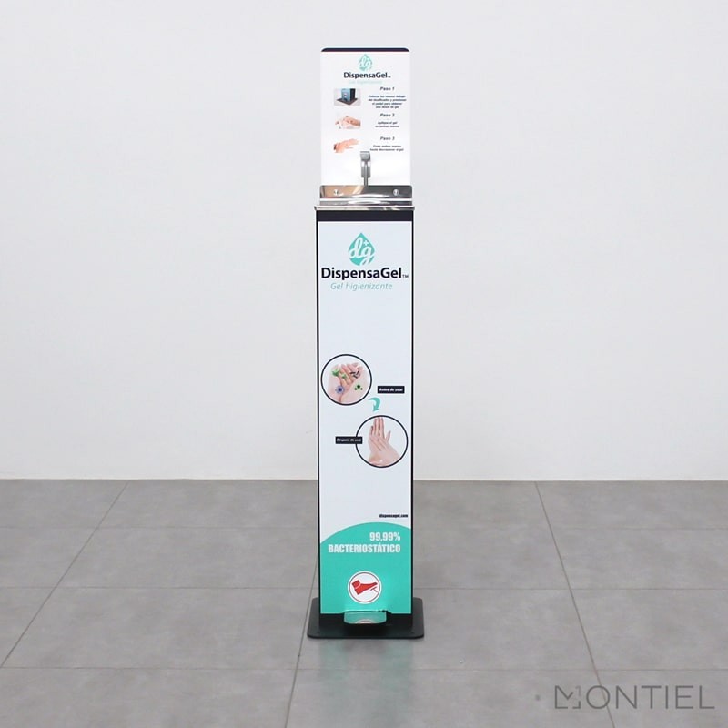 ▷ Dispensador de Gel Desinfectante con Pedal - Oficinas Montiel