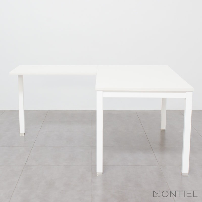 Escritorio en L Blanco Serie New