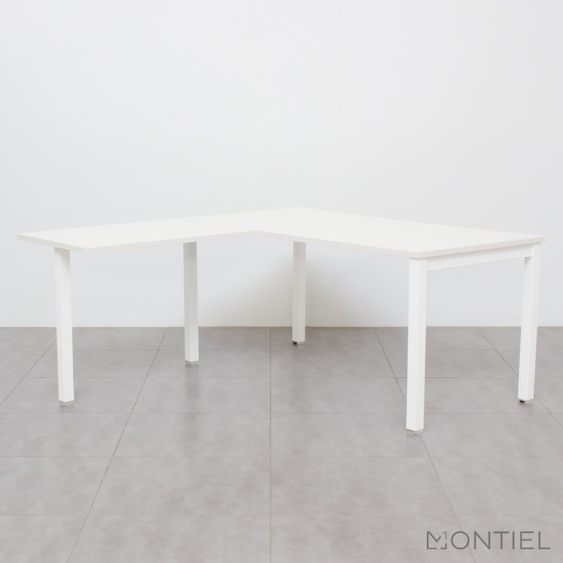 Escritorio en L Blanco Serie New