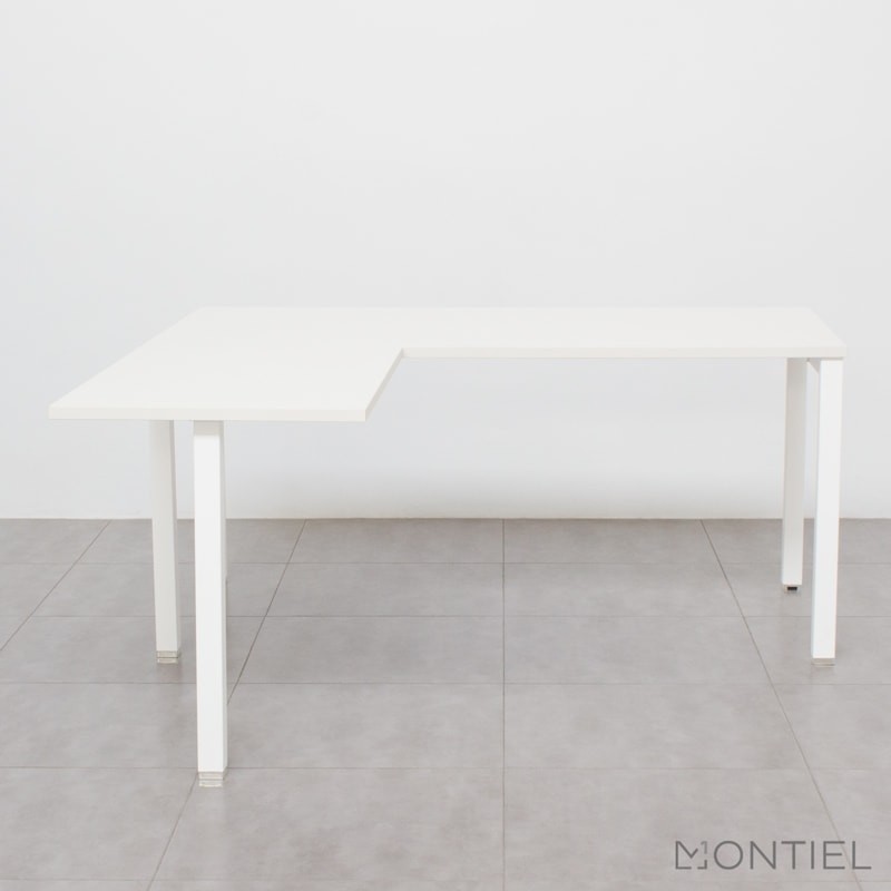 Escritorio en L Blanco Serie New